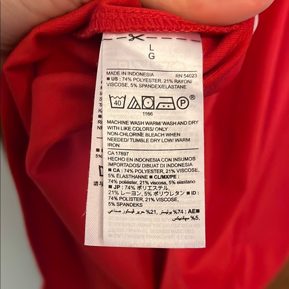 Old Navy Bold Red Dress - Picture 4 of 4